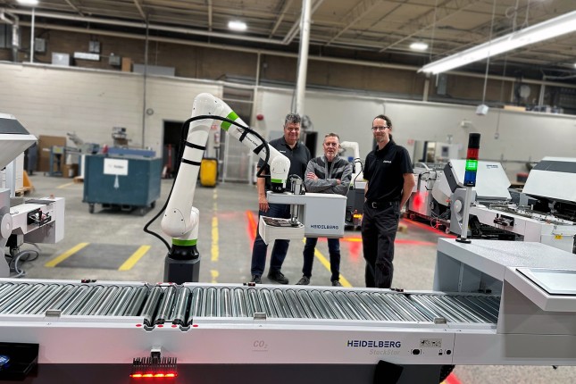 Hemlock Printers Doubles Productivity with HEIDELBERG’s Robotic StackStar C Technology