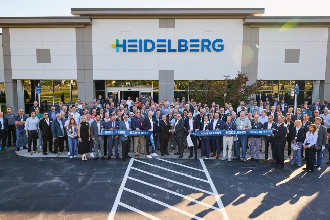 HEIDELBERG Opens Print Media Center Americas – Home of Print, Celebrates First North American Jetfire Orders
