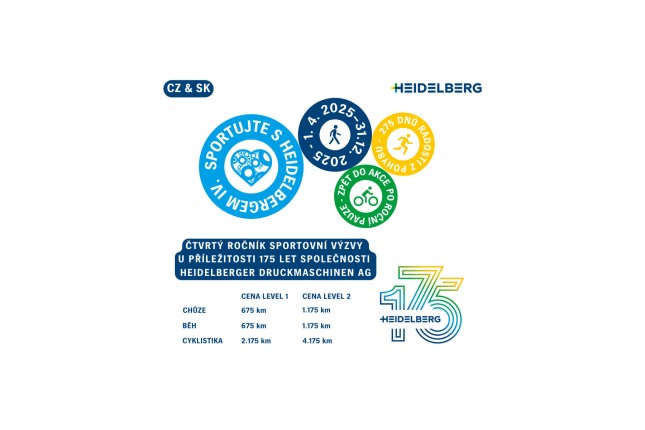 Sportujte s Heidelbergem IV. Zpět do akce po roční pauze.<br>(1. 4. 2025 – 31. 12. 2025)