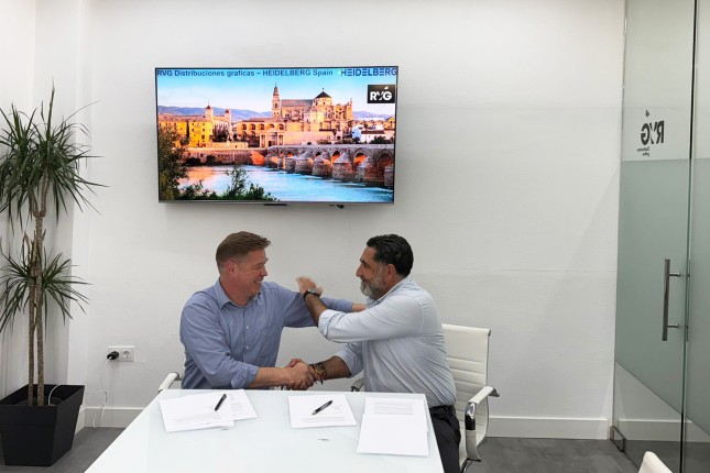 Heidelberg firma nuevo acuerdo de colaboración con RVG Distribuciones Gráficas