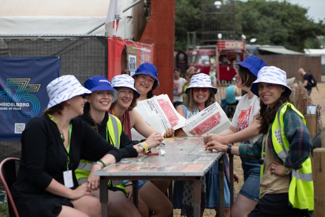 HEIDELBERG UK Partnered with Glastonbury Festival 2025 to Celebrate Print Heritage and Inspire Future Talent