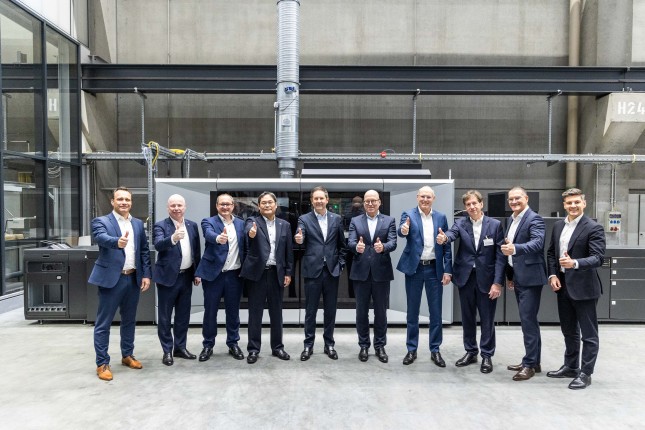 HEIDELBERG and Canon underscore close cooperation in sheetfed inkjet printing
