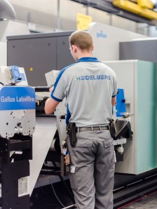 Gallus Labelfire 340 Produktion
