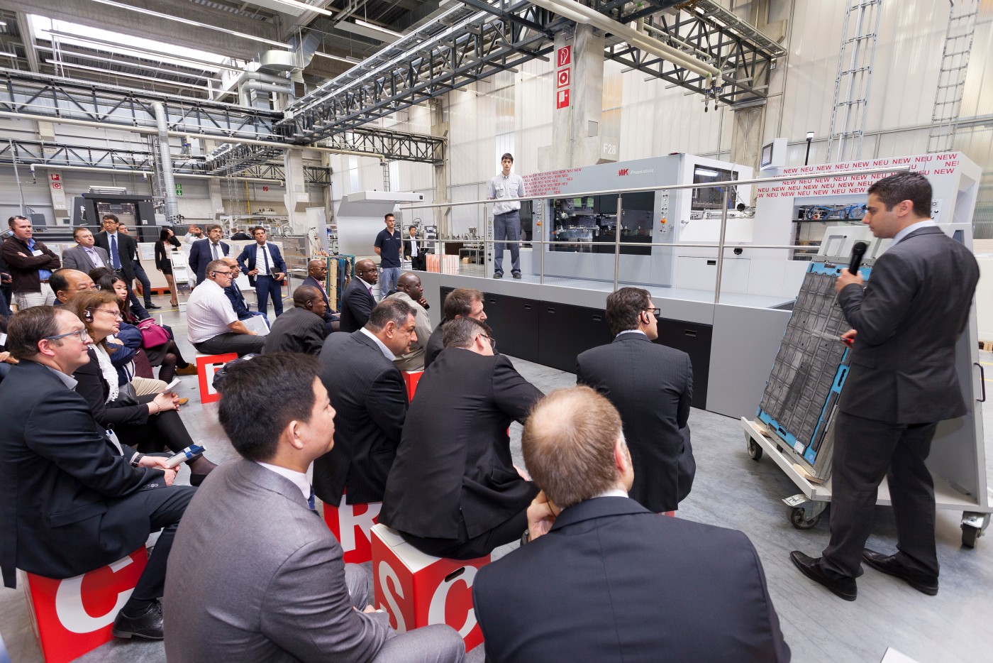 Packaging Days 2015, Bogenstanze MK Promatrix 106 CS
Packaging Days 2015, MK Promatrix 106 CS die cutter