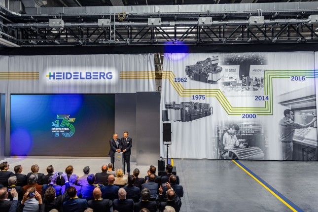 HEIDELBERG celebrates its 175th anniversary and opens the industry’s largest customer demonstration center – the Home of Print