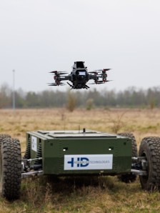 ONDAS Iron Drone System and UGV of HD Advanced Technologies