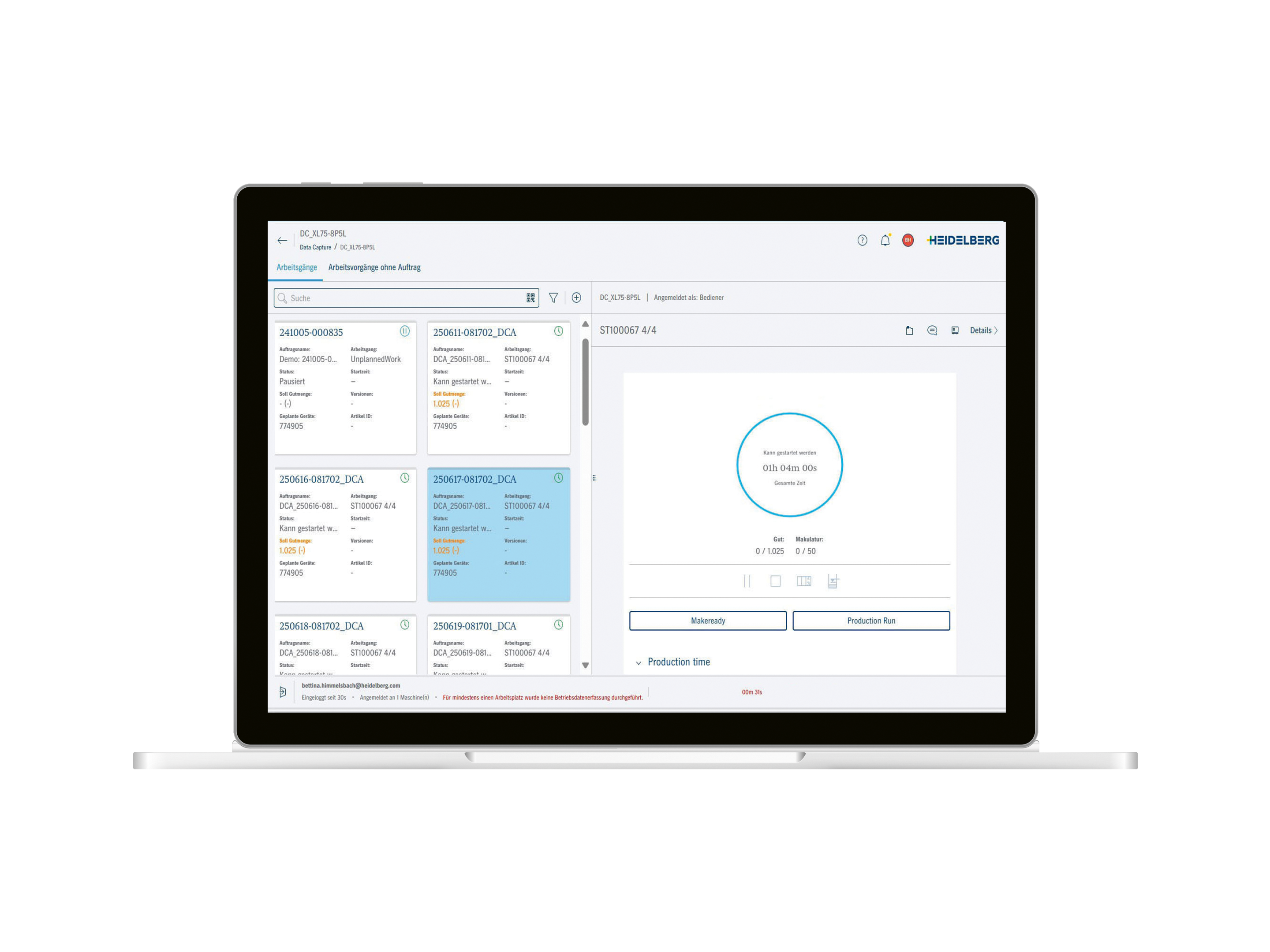 HEIDELBERG Academy laptop