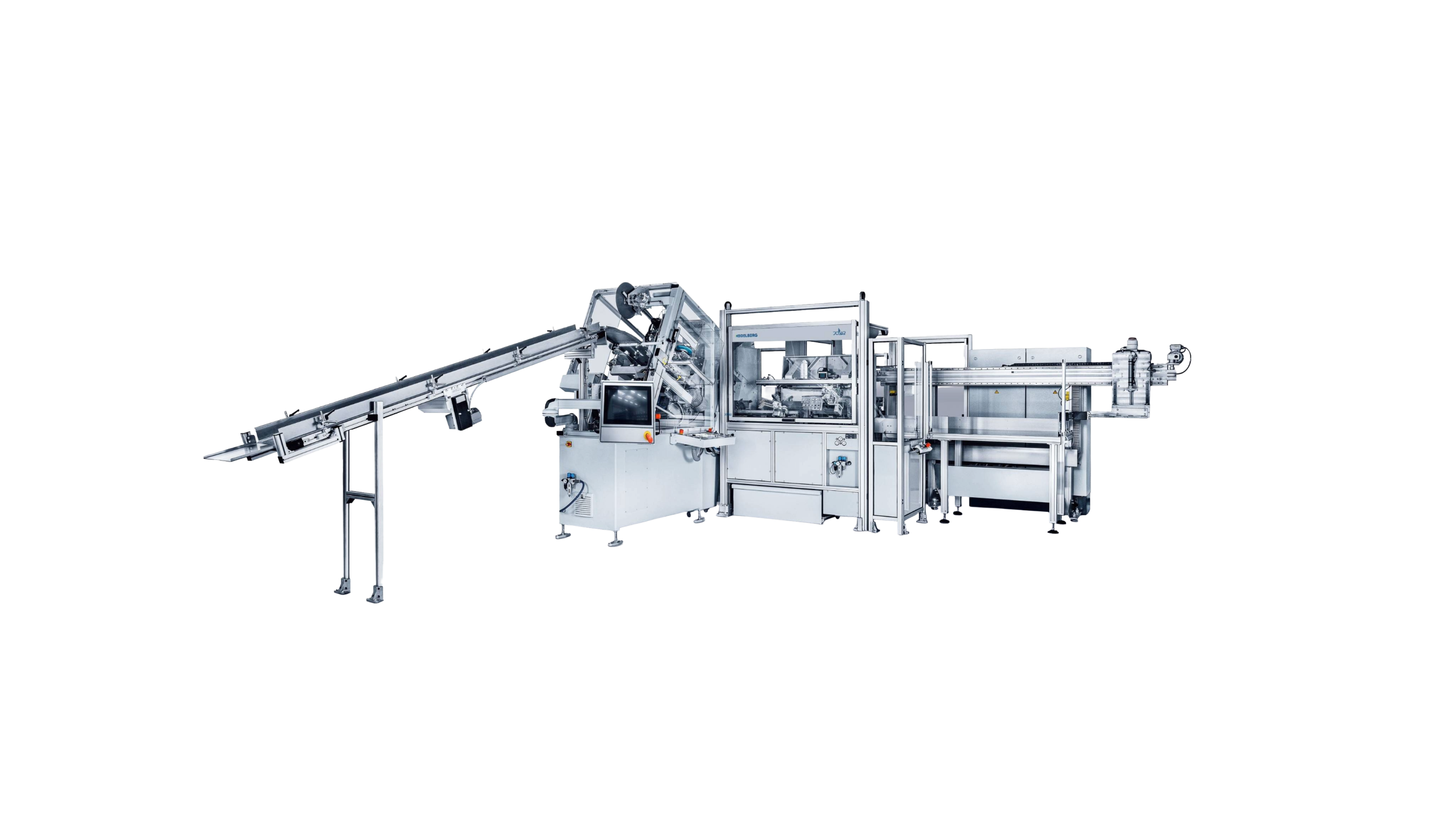 Système hautement automatisé pour la production industrielle d'étiquettes