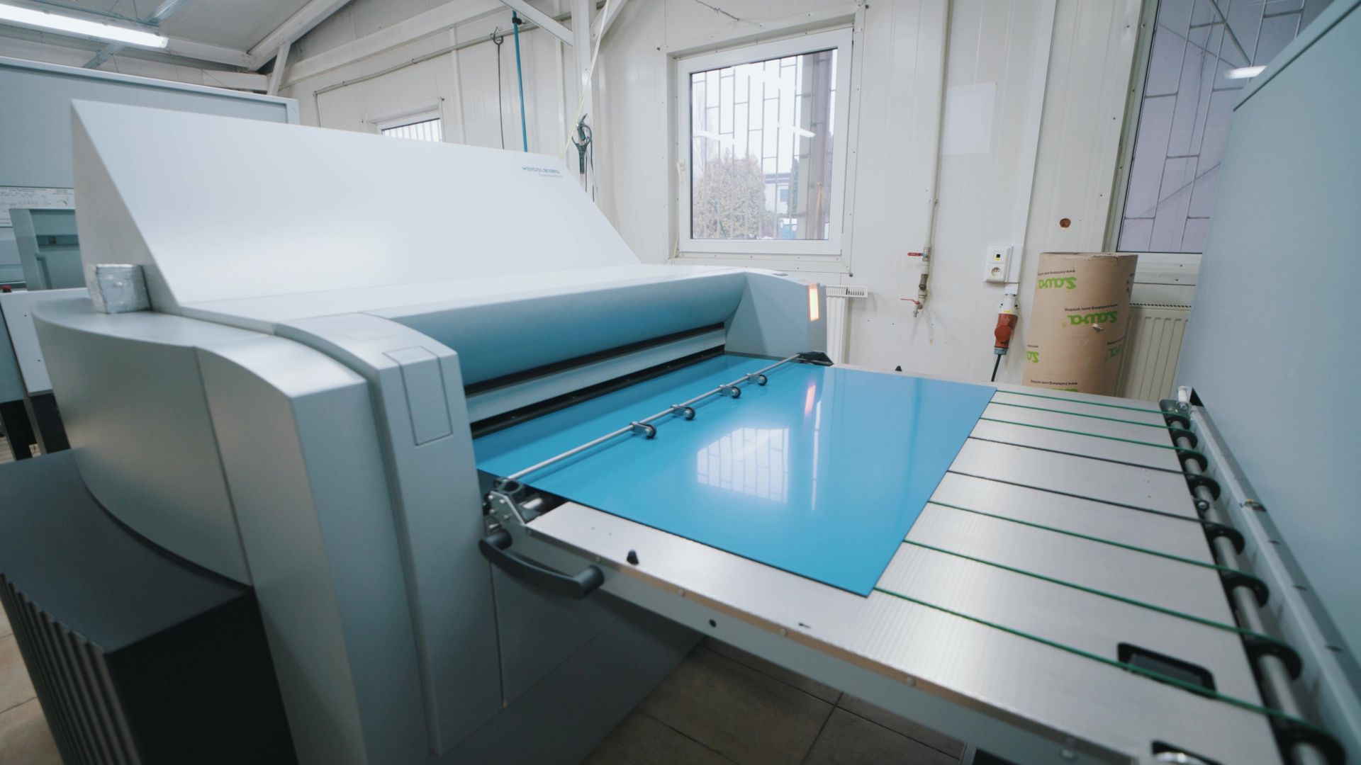 Plates on a Suprasetter at Perfekt SA